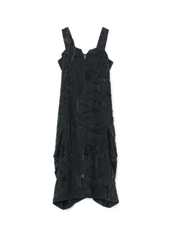 Mega Sale WOOL GLEN CHECK FLAP POCKET DRESS