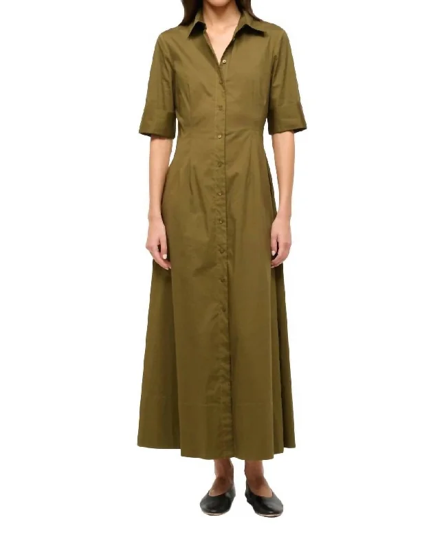 Lowest Price Joan Dress In Sergeant Green
