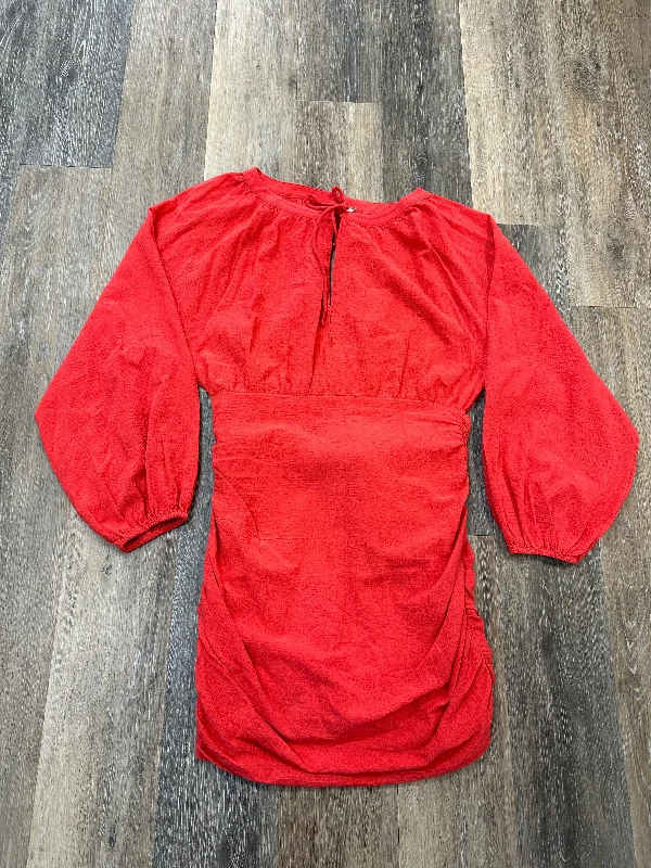 Discount Mania Dress Casual Short By Free People In Red, Size: L