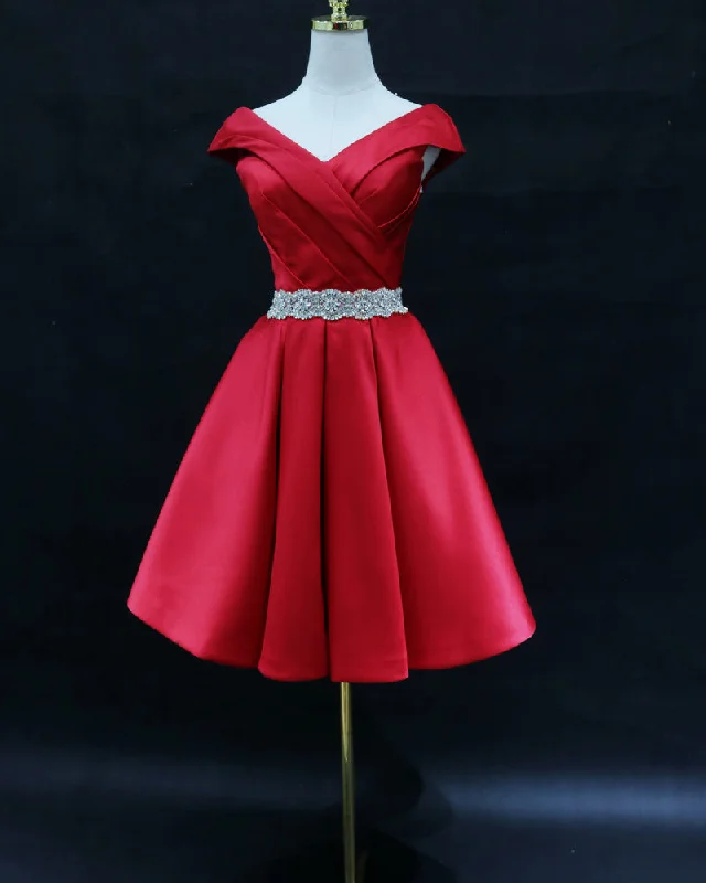 Bargain Prices Semi formal Cap Sleeves Short Homecoming Prom Dress,Beading Belt Short Graduation Dress SP0713 Bargain Prices Semi formal Cap Sleeves Short Homecoming Prom Dress,Beading Belt Short Graduation Dress SP0713