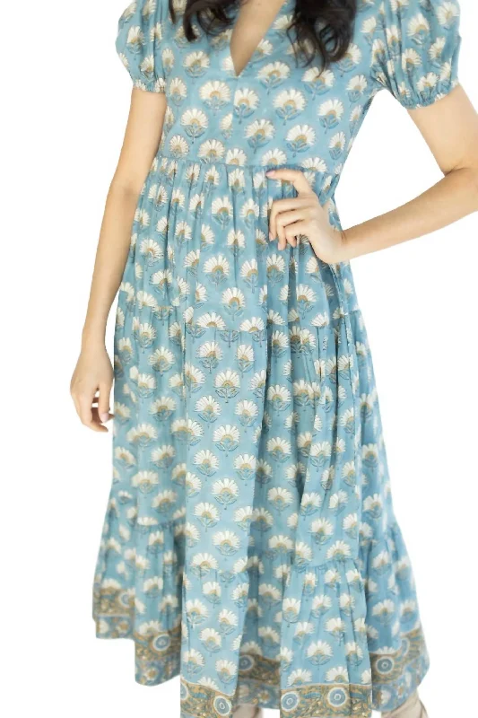 Lowest Prices Clover Dress In Bluestone