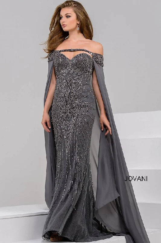 Value Deals Jovani 45566 Evening Pageant Dress with Cape