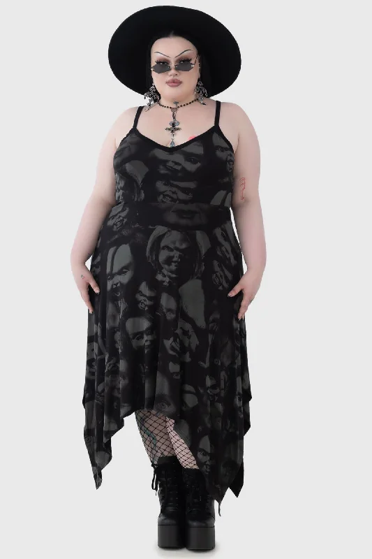 Flash Sale Devil's Lair Midi Dress [PLUS]