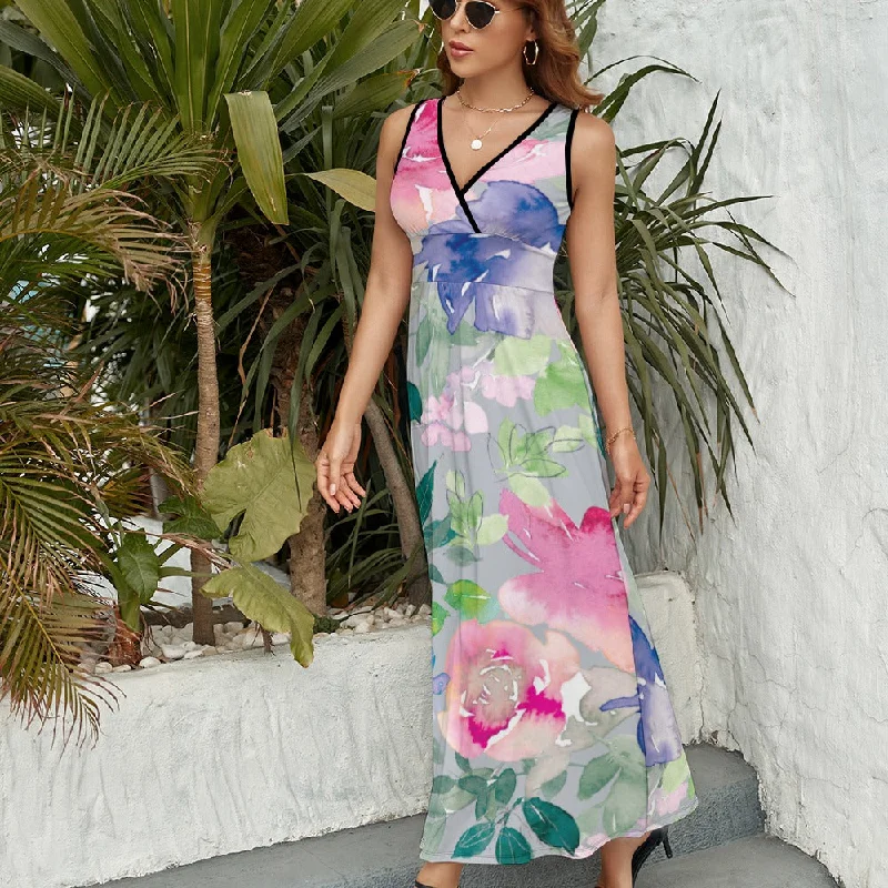 Super Bargain Temperament Ladies Sleeveless Dress