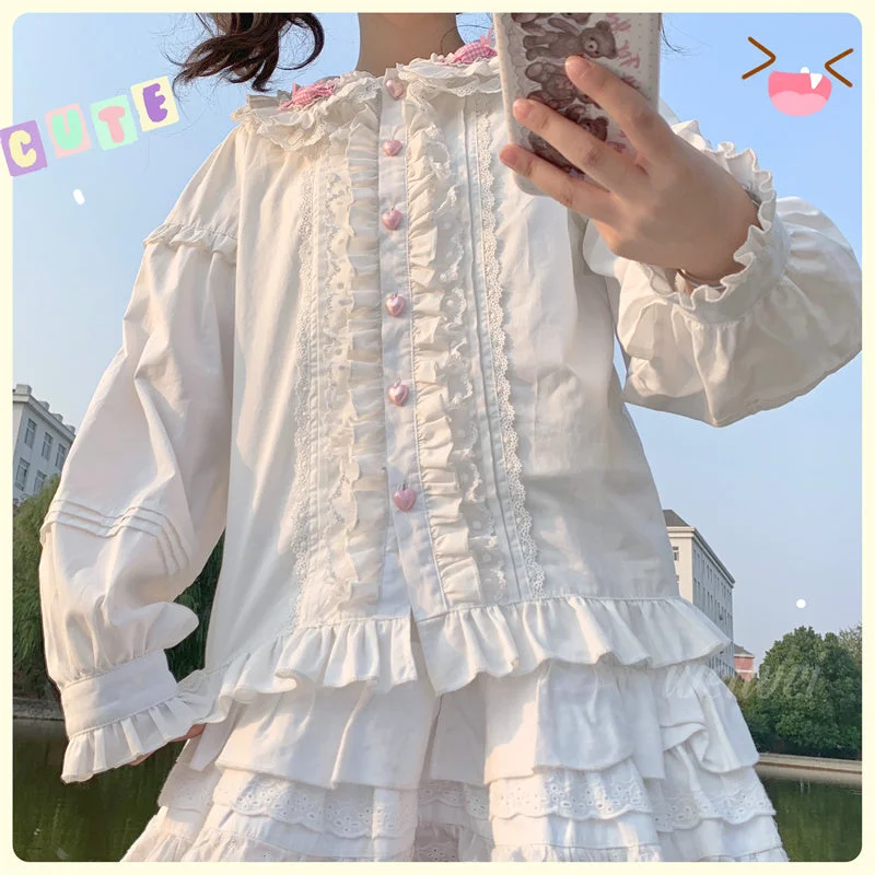 Special Discount Soft girl Lolita cute shirt YV47143
