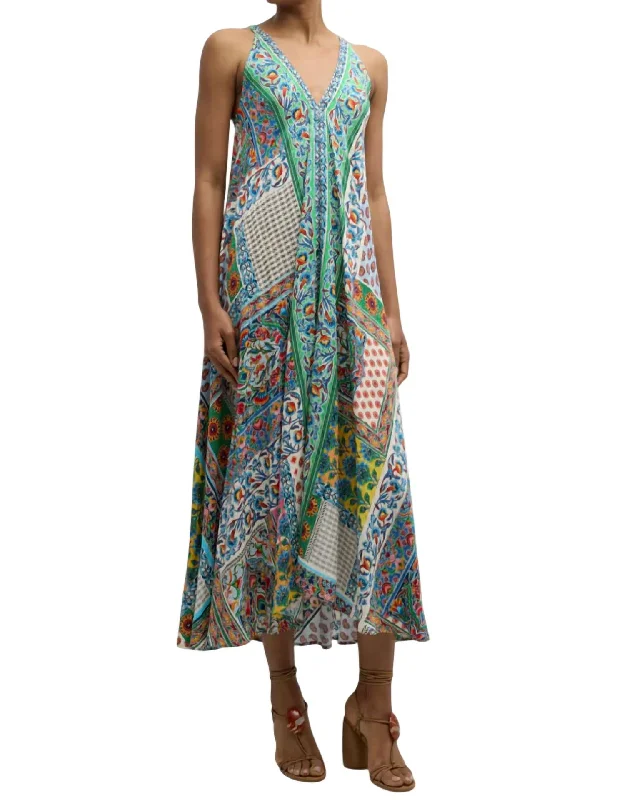 Clearance Sale Diskana Eva Dress In Multicolor