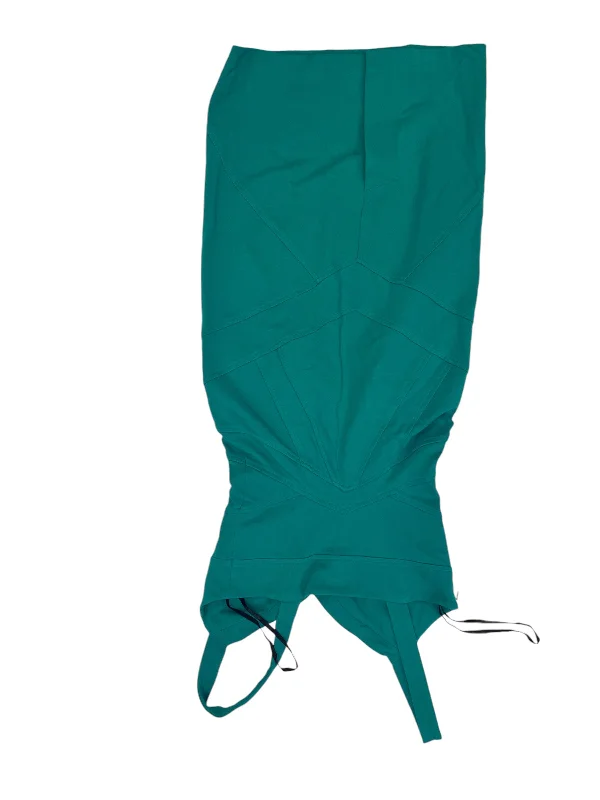 Super Bargain Dress Party Midi By Diane Von Furstenberg In Green, Size: 2