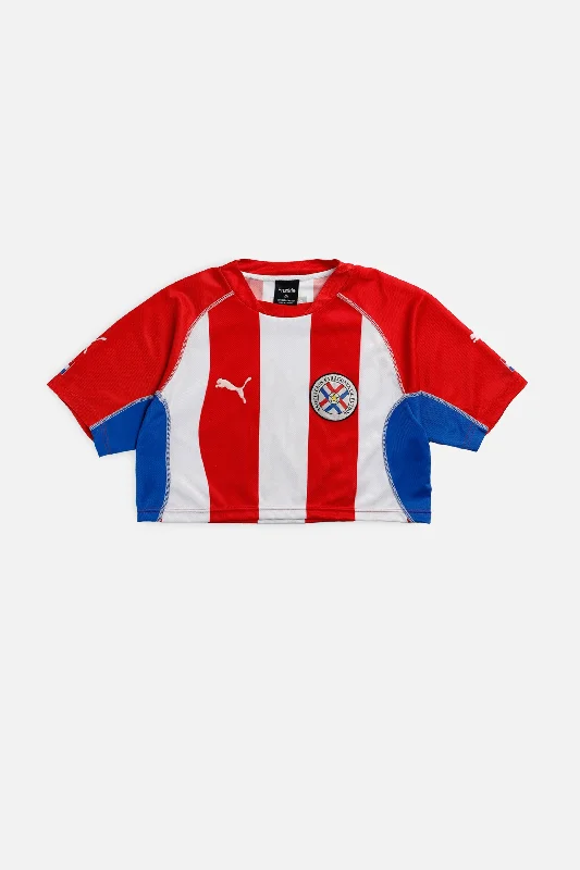 Deal Zone Rework Crop Paraguay Soccer Jersey - M