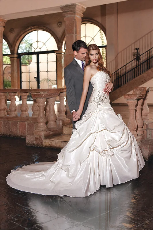 Now or Never Impression Bridal Dress 10010 Size 14 Ivory Ballgown Wedding Dress
