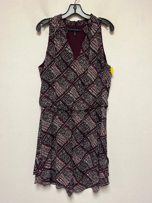 Special Discount Dress Casual Short By White House Black Market In Purple, Size: L