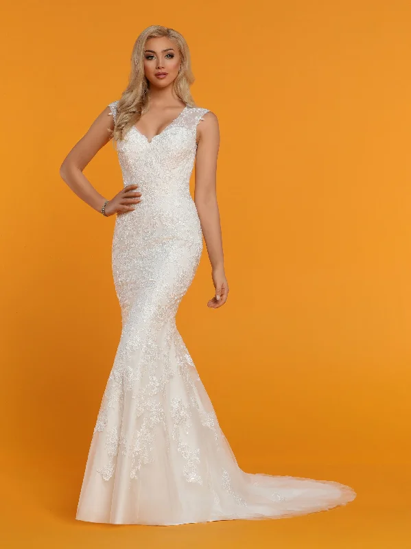 Closeout Sale Davinci Bridal 50523 Embellished Lace Sequin Mermaid Wedding Dress Sheer Back Closeout Sale Davinci Bridal 50523 Embellished Lace Sequin Mermaid Wedding Dress Sheer Back