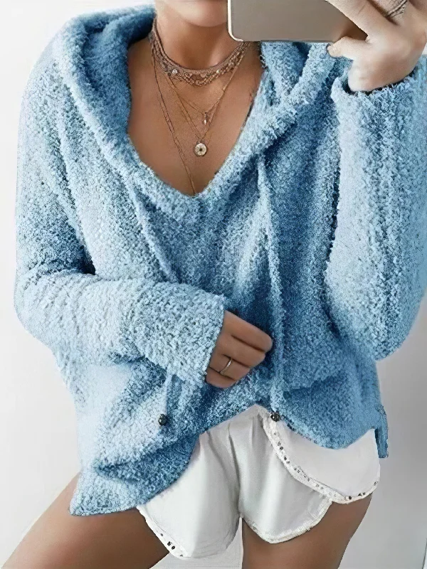 Crazy Deals Dusty Rose Fluffy Hoodie