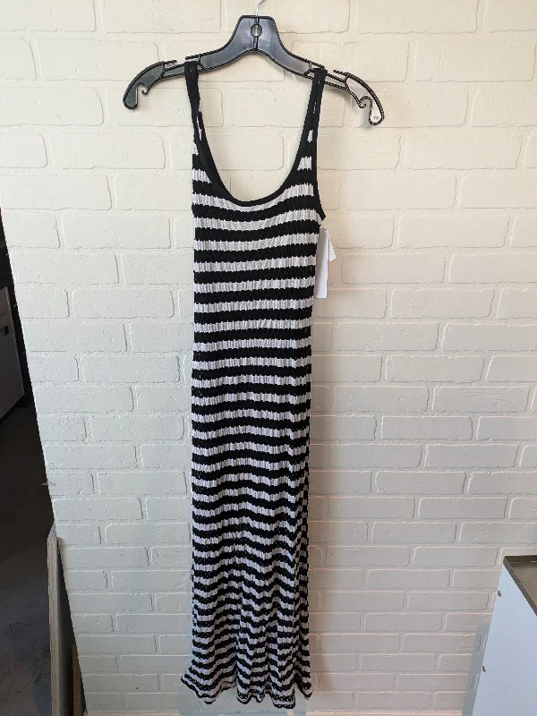 New Arrival Dress Casual Maxi By Tart In Black & White, Size: Xs