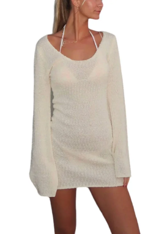 Big Discounts Beachside Dress In Cream