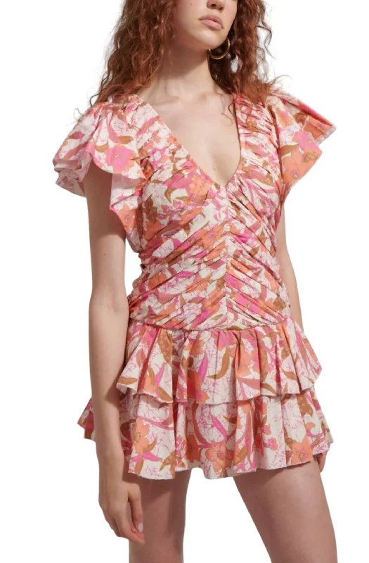 Big Discounts Minette Dress In Priya Pink