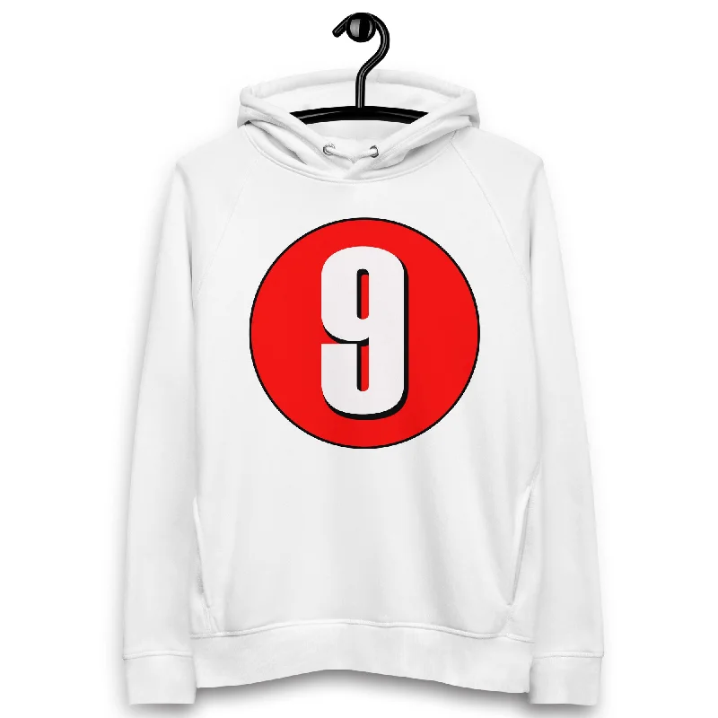 Mega Sale Unisex pullover hoodie: White on Red 9