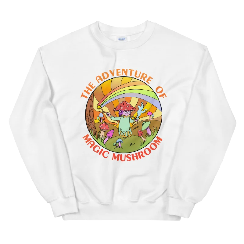 Major Savings The Adventure Of Magic Mushroom Graphic Sweatshirt