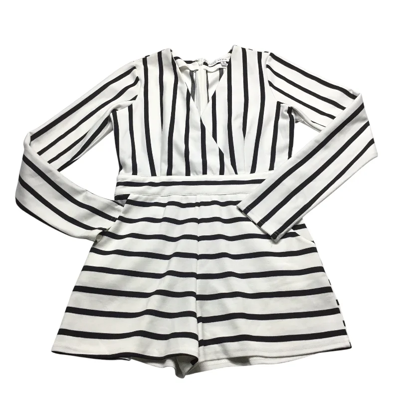 Major Savings Romper By Hyfve In Black & White, Size: M