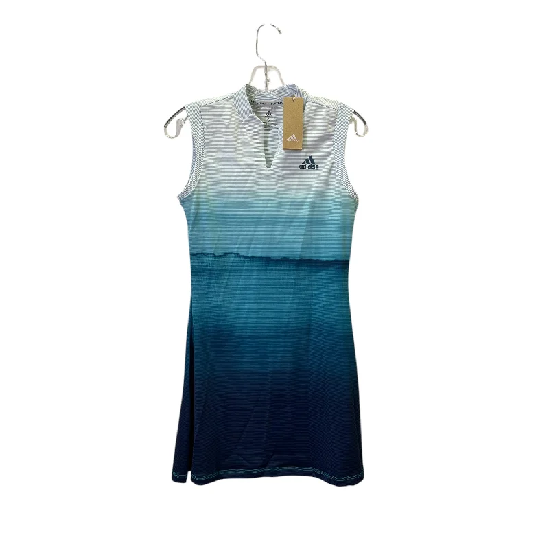Blowout Deals Athletic Dress By Adidas In Teal, Size:S