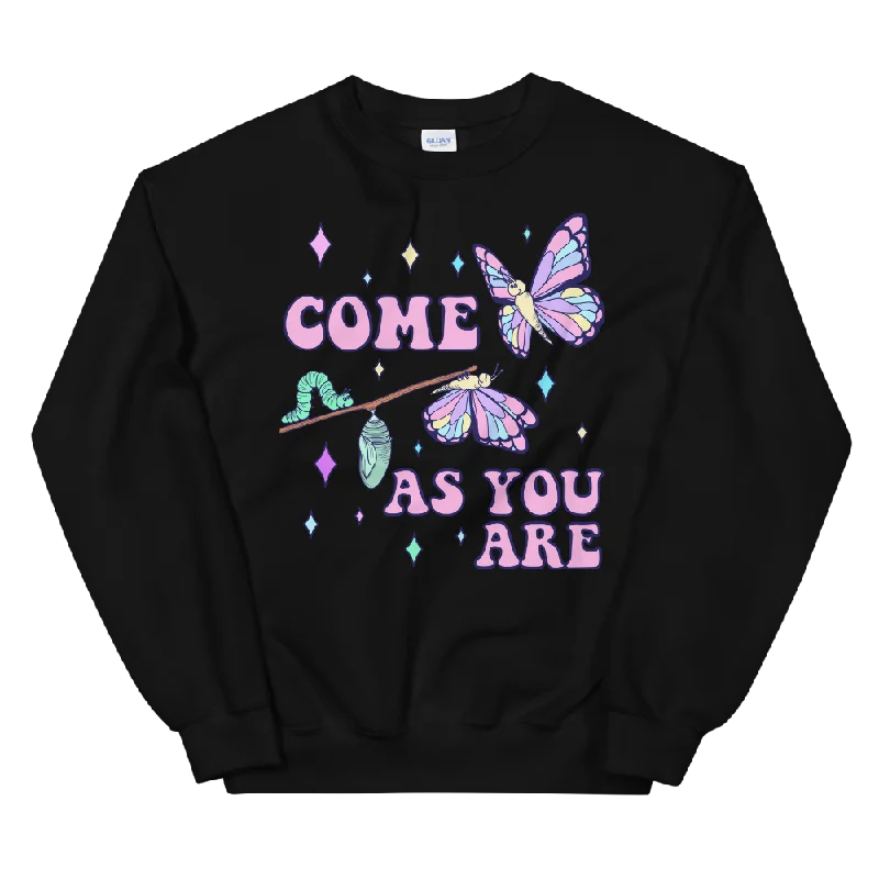 Final Clearance Come As You Are Graphic Sweatshirt