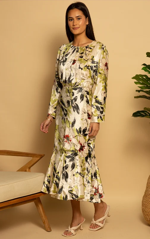 Exclusive Online Offer DIXIE VELVET MAXI DRESS