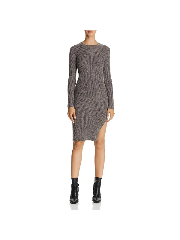 Discount Days Womens Wool Blend Knee-Length Sweaterdress