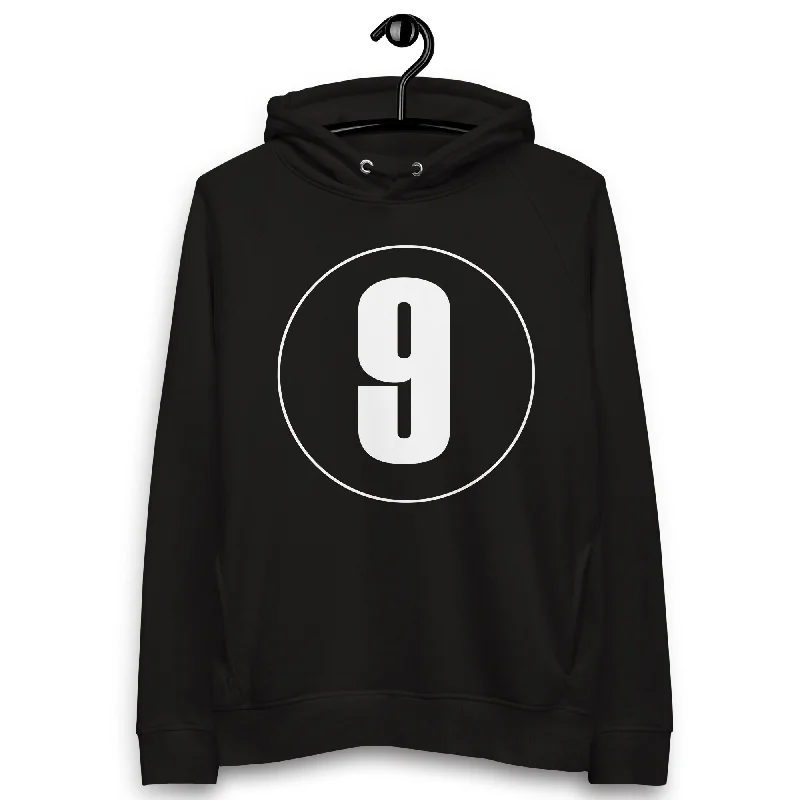 Huge Savings Unisex pullover hoodie: White on Black 9