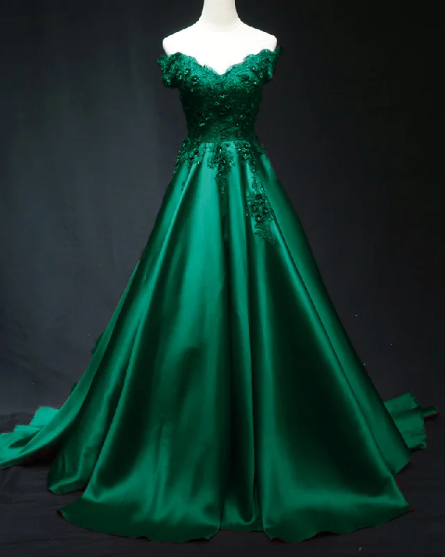 Year-End Clearance Fashion Off the Shoulder Emerald Green Formal Dress Long.Lace Wedding Party Dress for Women PL0814 Year-End Clearance Fashion Off the Shoulder Emerald Green Formal Dress Long.Lace Wedding Party Dress for Women PL0814