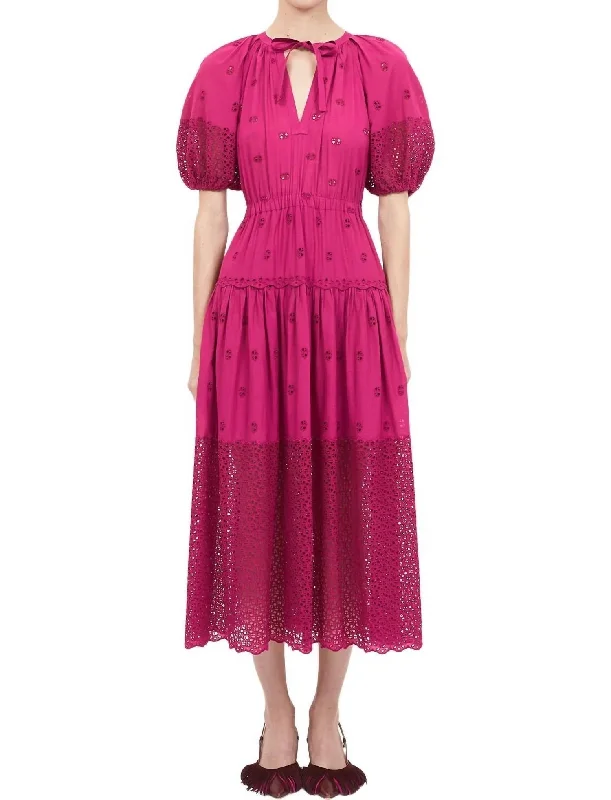 Massive Deals Nova Dress In Ruby