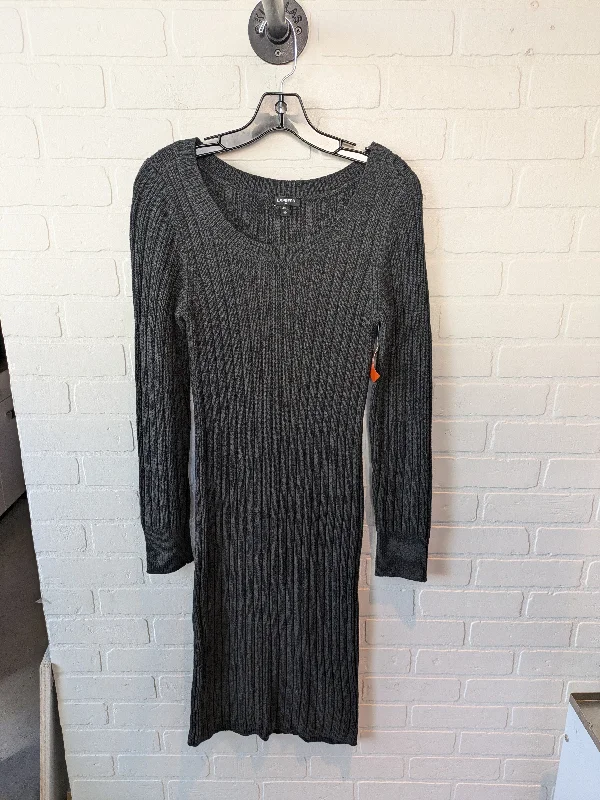 Time-Limited Offer Dress Sweater By Express In Grey, Size: M