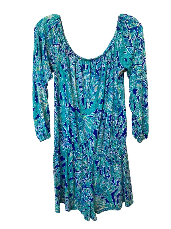 Overstock Romper By Lilly Pulitzer In Blue, Size: M