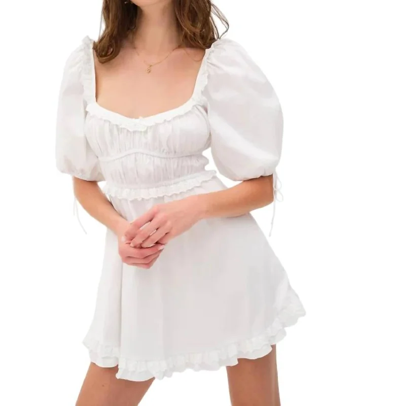 Final Sale Jackson Mini Dress In White