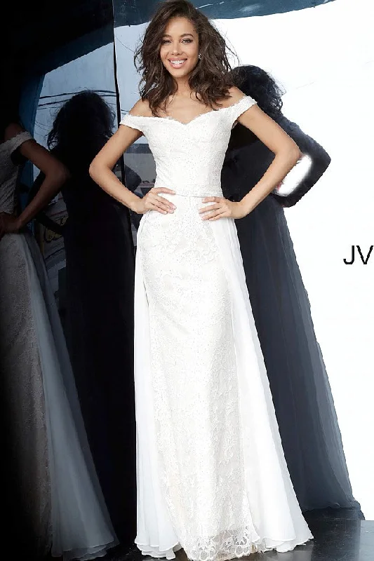Huge Discounts Jovani JVN62489 size 14 Ivory Nude prom dress Wedding Dress Lace Fitted gown Huge Discounts Jovani JVN62489 size 14 Ivory Nude prom dress Wedding Dress Lace Fitted gown
