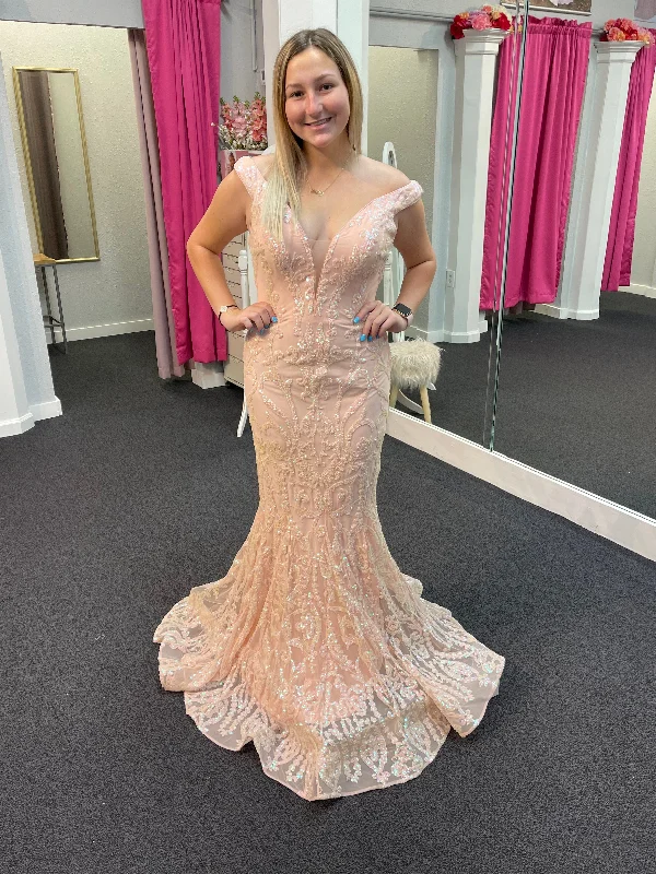 Unbeatable Prices Jovani 63349 Size 10, 12 Long Sequin off the shoulder Prom Dress Pageant Mermaid Gown Unbeatable Prices Jovani 63349 Size 10, 12 Long Sequin off the shoulder Prom Dress Pageant Mermaid Gown