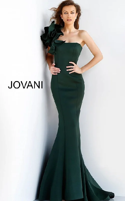 Today’s Deal Jovani 63994 Fitted Mermaid One Shoulder Evening Gown Prom Dress Formal Today’s Deal Jovani 63994 Fitted Mermaid One Shoulder Evening Gown Prom Dress Formal