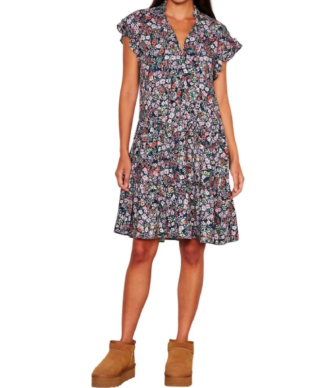 Clearance Items Mini Field Dress In Deep Navy