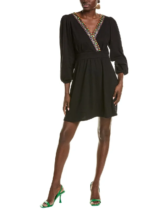 Time-Limited Offer Garrie B V-Neck Mini Dress