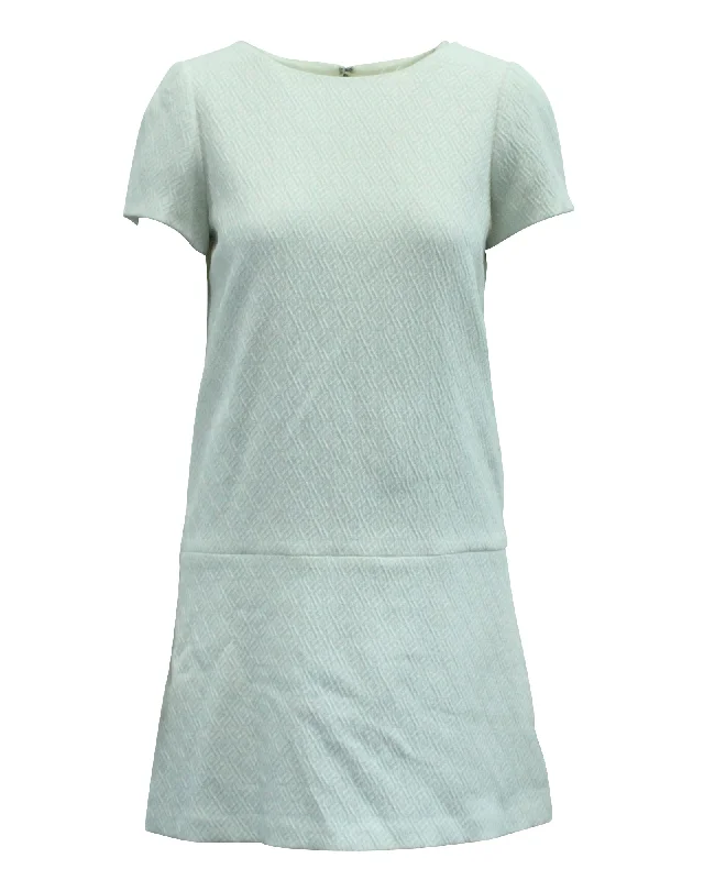 Special Offer Alice + Olivia Textured Dress in White Polyester
