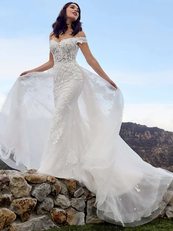Crazy Savings Casablanca Bridal 2419 Size 16, 18 MCKENZIE Wedding Dress Overskirt Bridal Gown off the shoulder Crazy Savings Casablanca Bridal 2419 Size 16, 18 MCKENZIE Wedding Dress Overskirt Bridal Gown off the shoulder