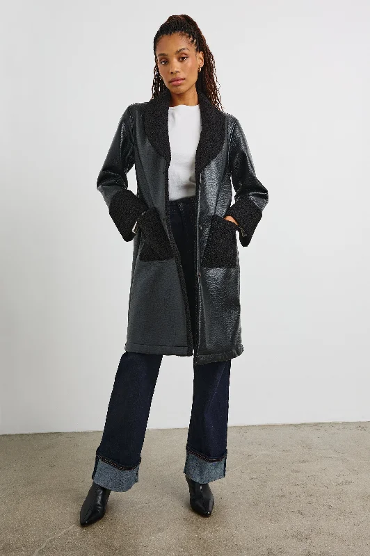 Big Discounts ZODIAC JACKET - BLACK SHEARLING