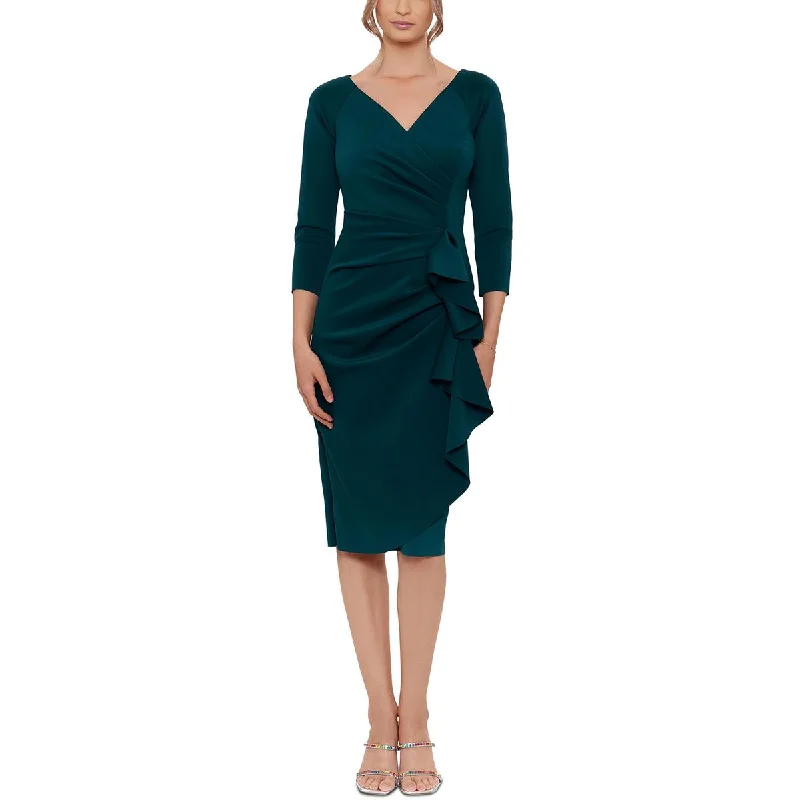 Price Rollback Petites Womens Polyester Cocktail And Party Dress