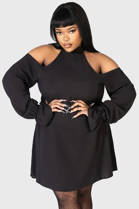 Markdown Madness Destiny Waits Mini Dress [PLUS]