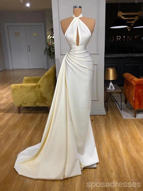 Super Sale Unique Sheath Halter Cheap Long Prom Dresses Online,13000