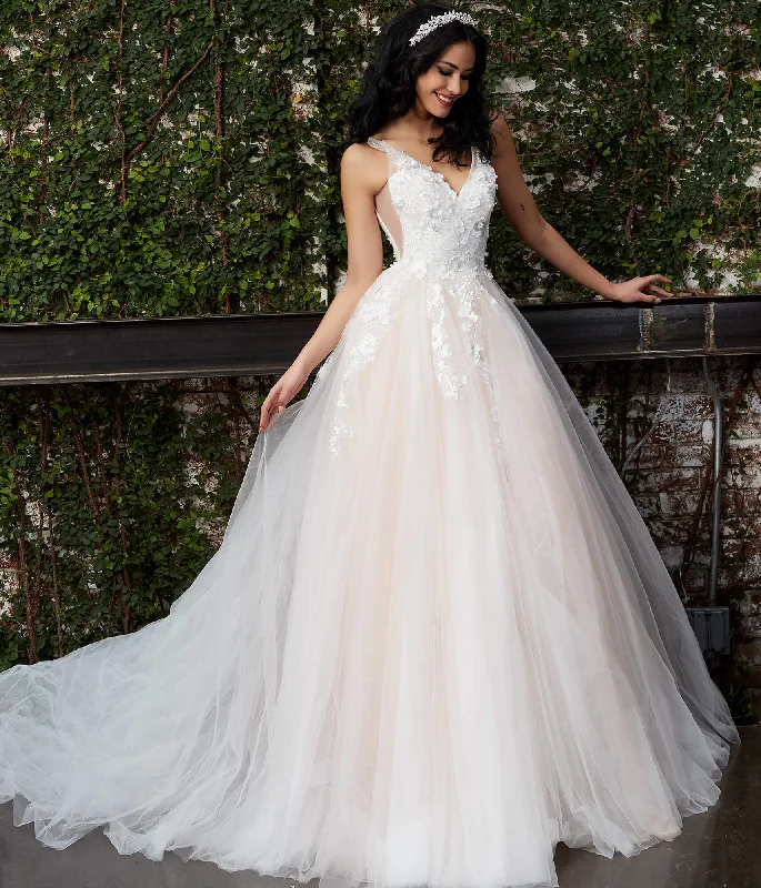 Limited Time Discount Jovani Bridal JB05353 Off White Blush Floral Appliques Bridal Ballgown A Line 3d Floral Limited Time Discount Jovani Bridal JB05353 Off White Blush Floral Appliques Bridal Ballgown A Line 3d Floral
