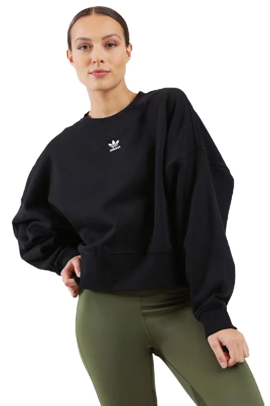 Blowout Sale Adidas Adicolor Essentials Fleece Women's Sweatshirt Black