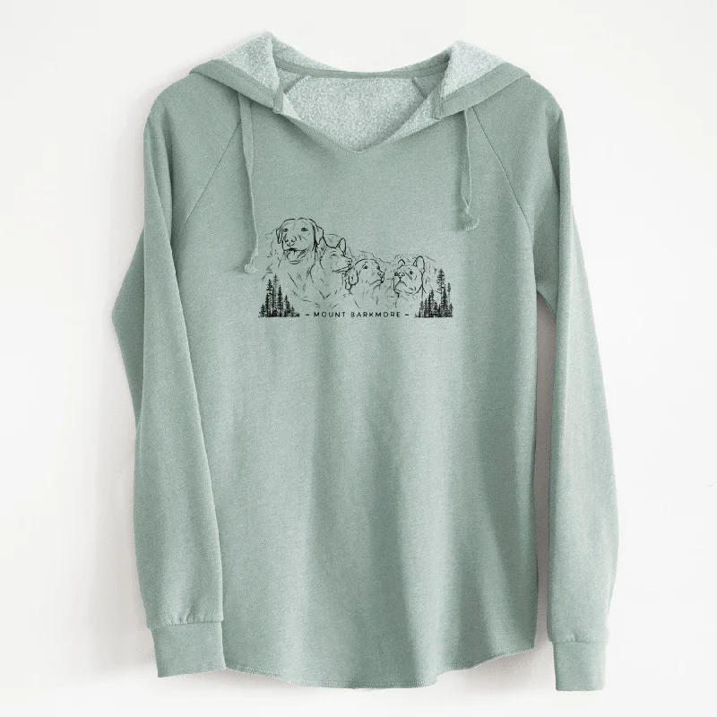 Closeout Mount Barkmore - Dog Tribute - Cali Wave Hooded Sweatshirt