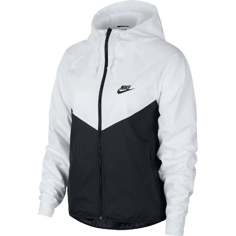 Price Rollback Nike Sportswear Windrunner Full Zip Hooded Women's Jacket White-Black