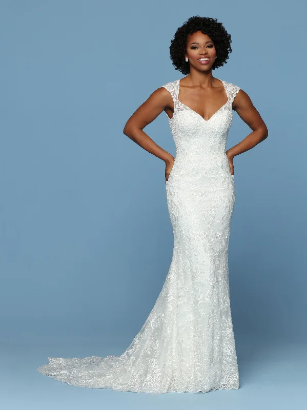 Deal Explosion Davinci Bridal 50546 Embroidered Tulle Fitted Mermaid Wedding Dress Keyhole Back Cap Sleeve Deal Explosion Davinci Bridal 50546 Embroidered Tulle Fitted Mermaid Wedding Dress Keyhole Back Cap Sleeve
