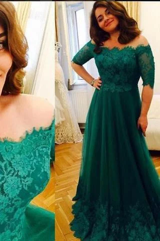 Unmissable Offer Princess Green Lace Short Sleeve A Line Tulle Vintage Plus Size Evening Formal Dresses,BS0007 Unmissable Offer Princess Green Lace Short Sleeve A Line Tulle Vintage Plus Size Evening Formal Dresses,BS0007