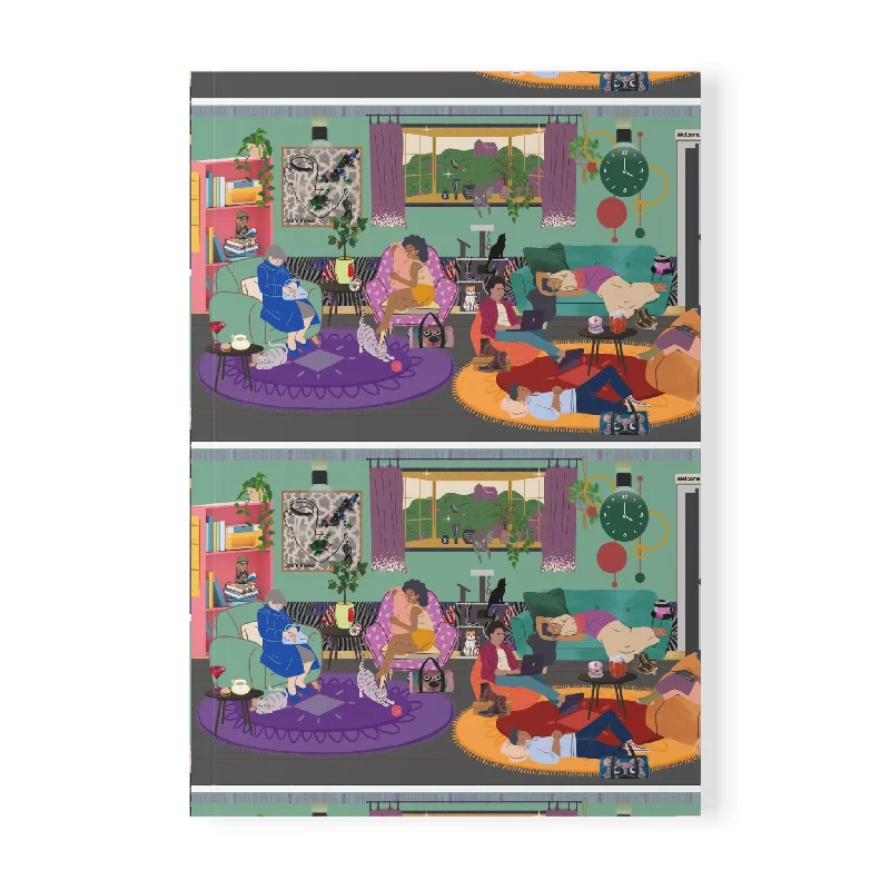 Instant Discount CHILLIN" Softcover Notebook, A5